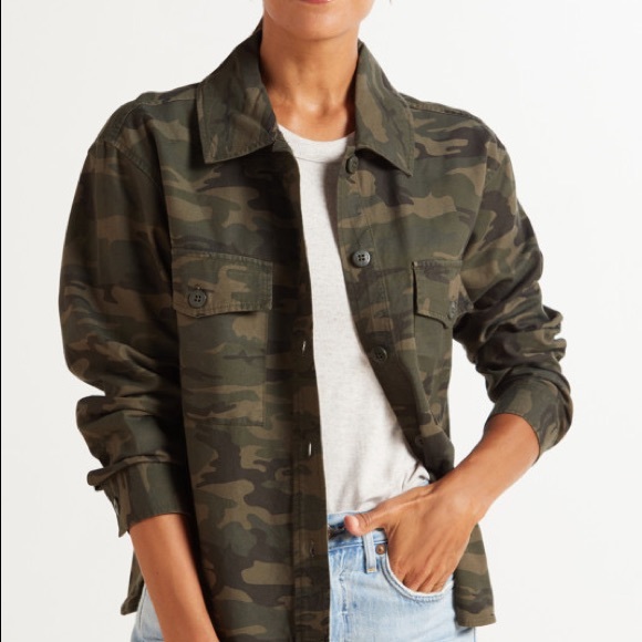 nwt sanctuary cropped camo jacket size medium - Picture 5 of 9